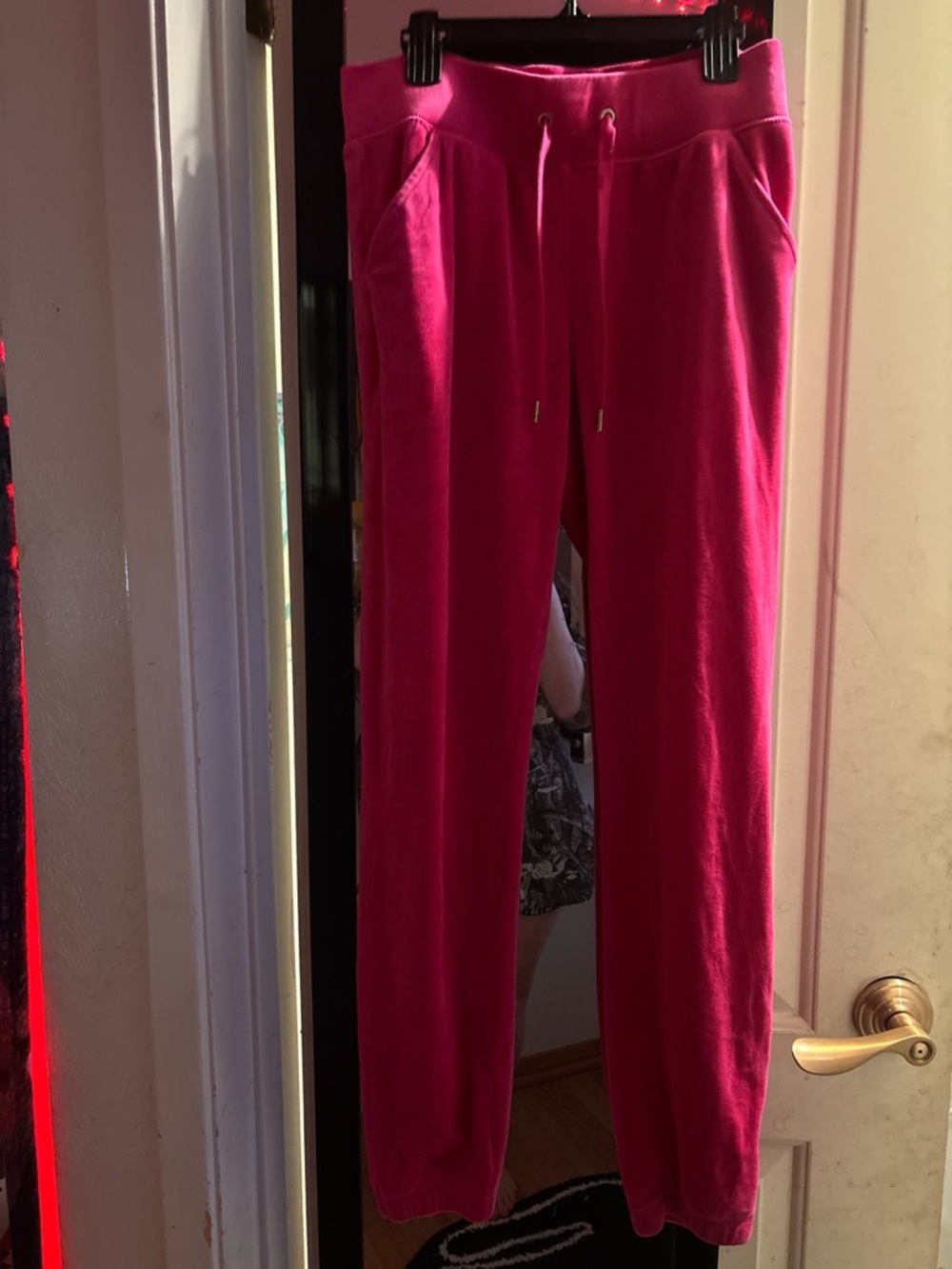 Lilly Pulitzer Bright Fuchsia Drawstring Joggers
